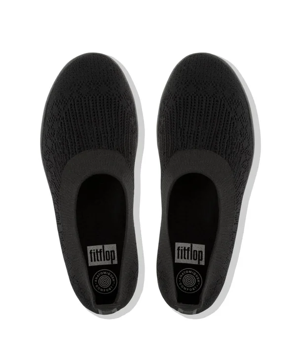 Fitflop Women's Uberknit Crystal Ballet Flats