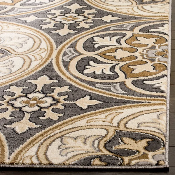 Safavieh LNH341C Lyndhurst Slate Blue, Beige Area Rug - 8& x 11&