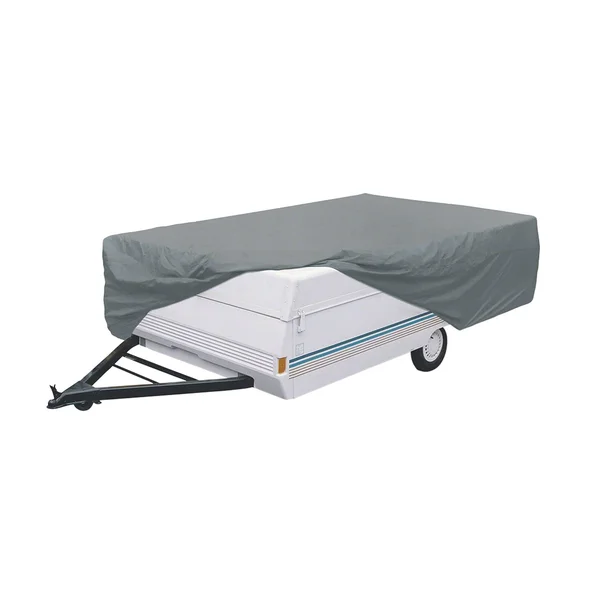 Classic Accessories 74403 Model 3 PolyPro I Folding Camping Trailer Cover, Gray