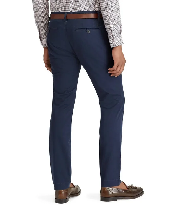 Polo Ralph Lauren Men's Straight-Fit Stretch Chino Pants - Black