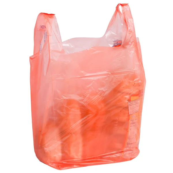 Zoro Select 5dup6 T-Shirt Bags, Orange, 21 in. L, pk1000