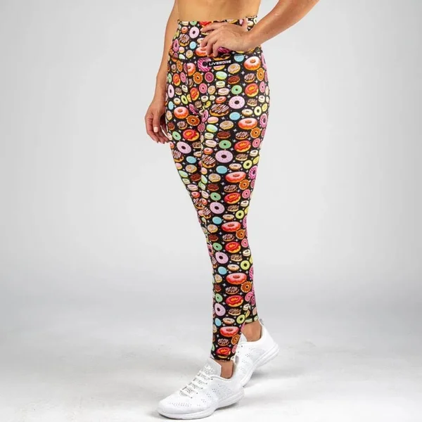 Fire Booty Leggings - Galaxy Donuts - S