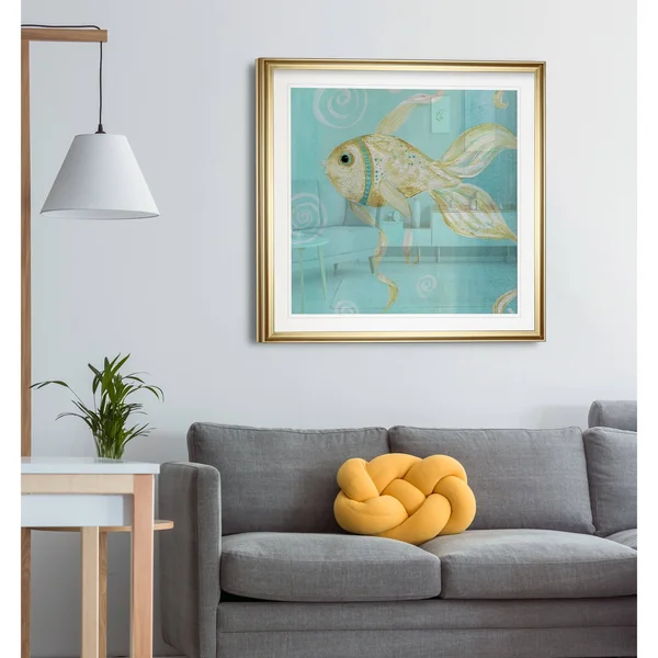 Whimsical Sea II -Framed Giclee Print - 16x16
