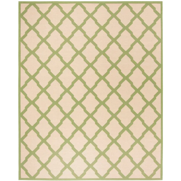 Safavieh Linden LND122L Cream/Aqua 9& x 12& Area Rug