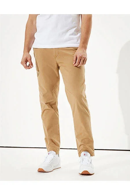 Ae Flex Slim Straight Chino Men's Khaki 29 x 34