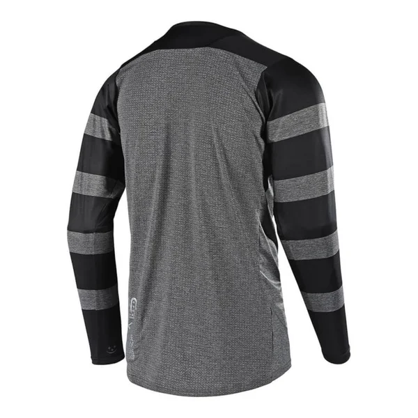 Troy Lee Designs Skyline Long-Sleeve Jersey - Men's Checker Heather Gray/Black, XXL