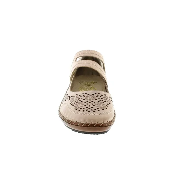 Rieker 44875-31 Rose Leather 38 EU Mary Jane Bar Shoes