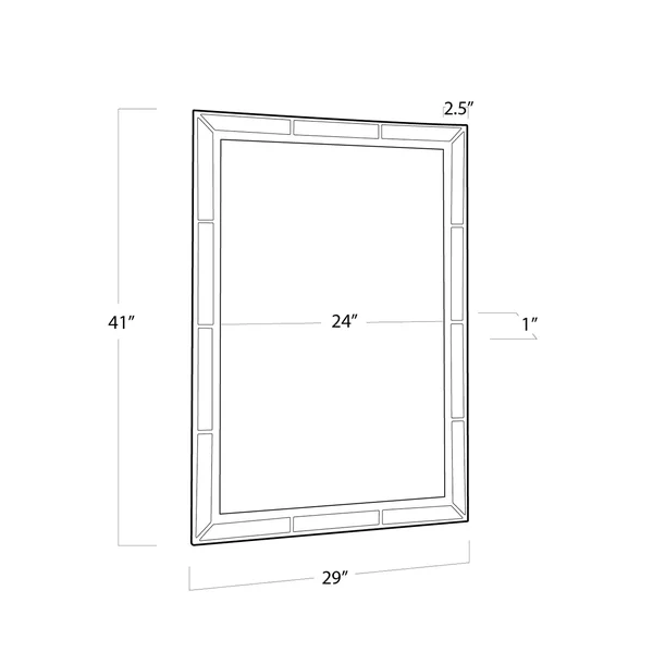 Regina Andrew Plaza Beveled Mirror
