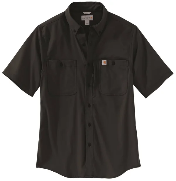 Carhartt Rugged Professional Series Men's Short-Sleeve Shirt - Black, 4XL Tall