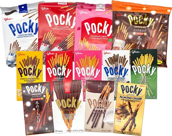 Pocky Cream Covered Biscuit Sticks Chocolate - 1.41 Oz-20 Count