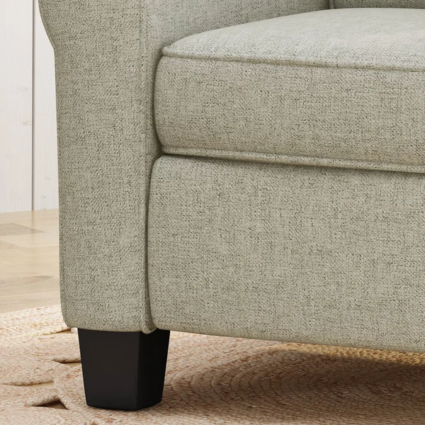 Patricia Club Chair - Mid-Century Modern, Minimal - Beige