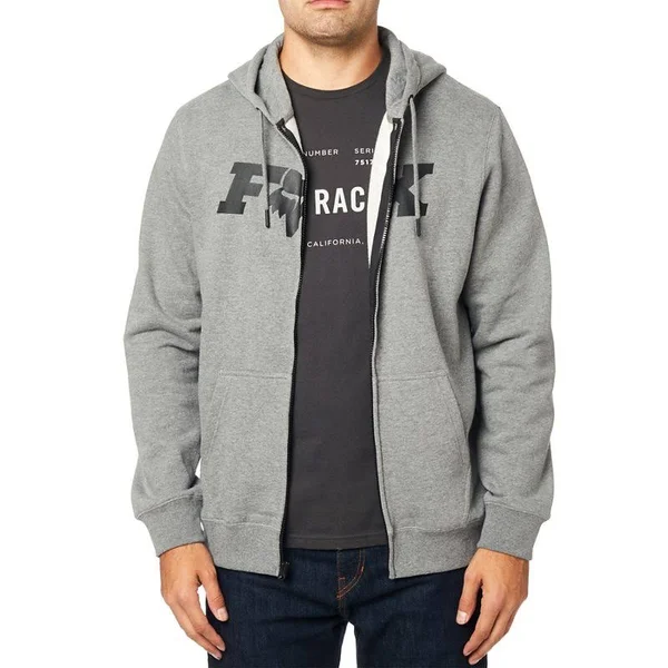 Fox Racing Legacy F-Head-X Zip Hoodie - Heather Graphite - Small