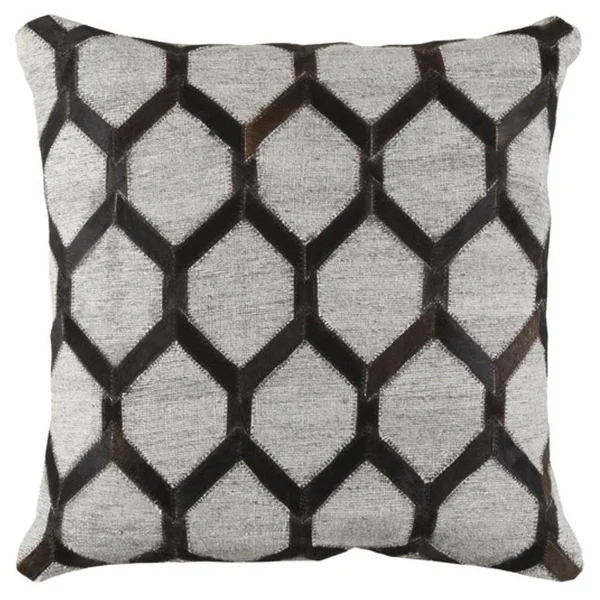 20 Black - Dark Brown and Gray Rustic Animal Patterned Decorative Throw Pillow