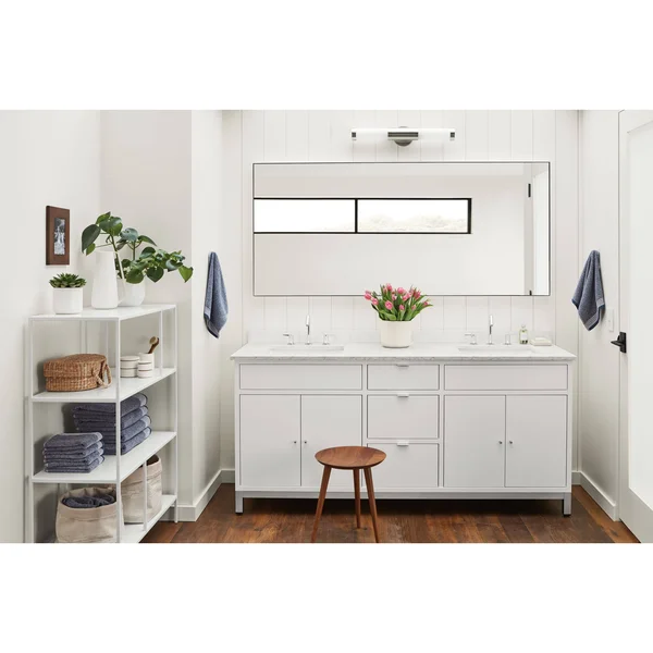 Room & Board, Modern Infinity Mirror 2D 36W 36H in Stainless Steel Silver