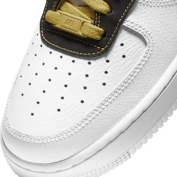 Nike Air Force 1 LV8 - Mens White/Saturn Gold Size 13.0
