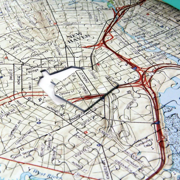 Personalized ' My Hometown' Map Jigsaw Puzzle (USGS Mapping)