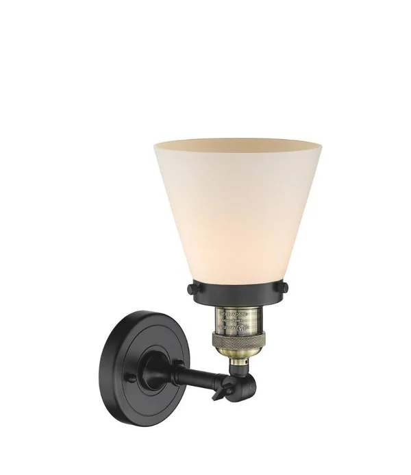 Innovations Lighting 201F-PN-G63 Small Cone-1 Light Semi-Flush Mount