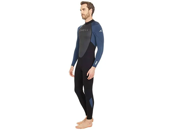 O&Neill Reactor 3/2mm Back Zip Full Wetsuit - Men's Medium, Black/Slate