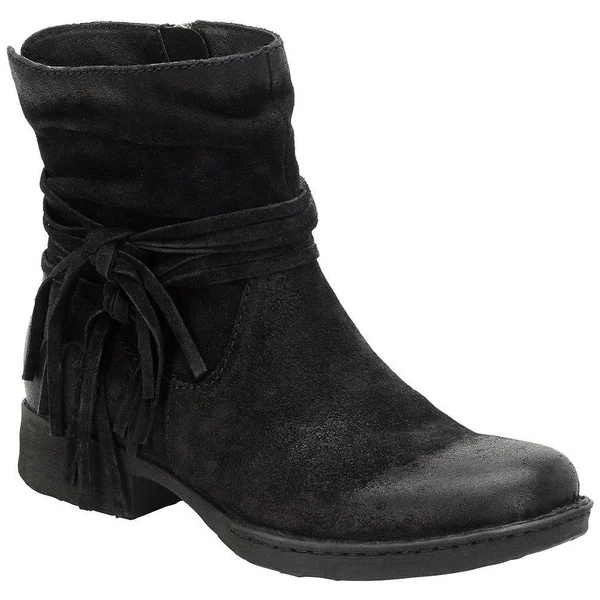 Born Cross (Black Distressed) Women's Boots