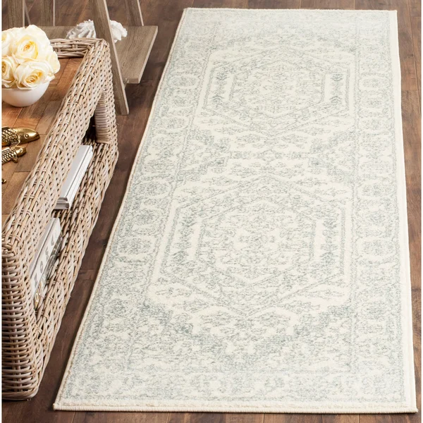 Safavieh 2&-6x22 x 20& Adirondack ADR108S Ivory, Slate Rug