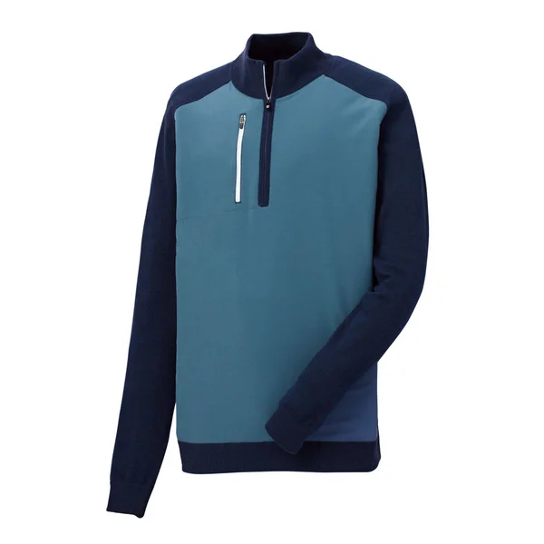 FootJoy Tech Sweater Pullover - Navy/Denim - Size: XXL