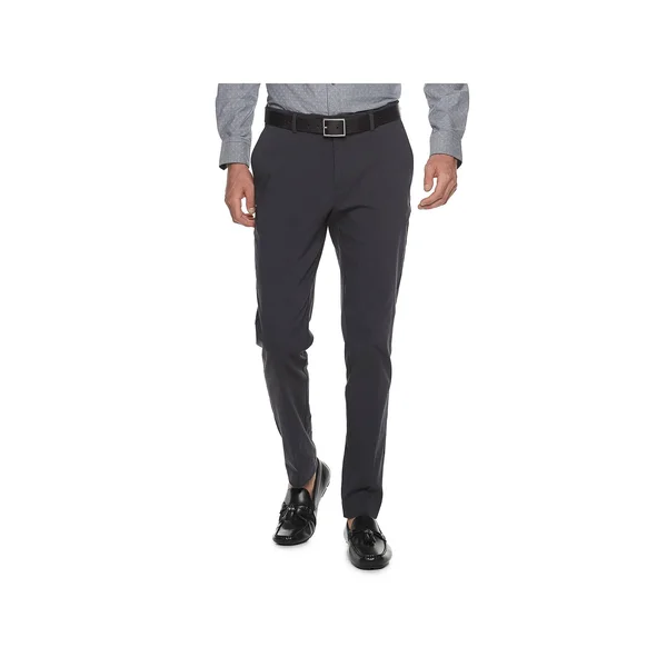 Men's Apt. 9 Slim-Fit Performance Stretch Dress Pants - Size: 29X32, Grey