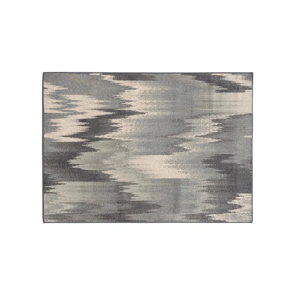 StyleHaven Brenna Abstract Ikat Rug, Light Grey, 8x10 ft