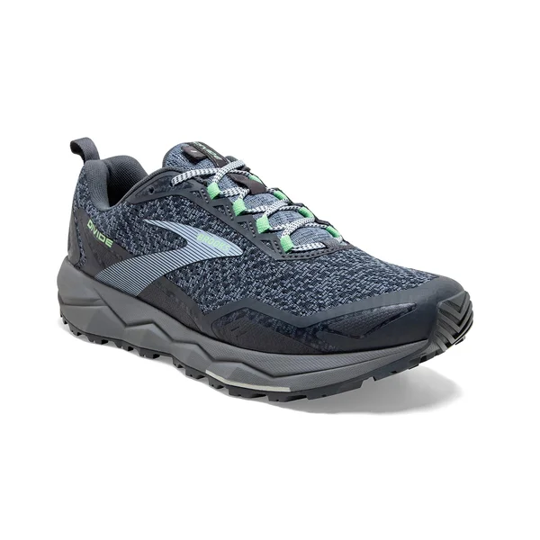 Brooks Divide 12 - Grey/Turbulence/Green (Women's)