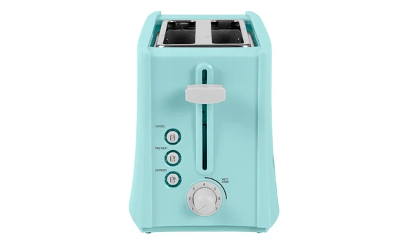 Nostalgia TCS2AQ Grilled Cheese Easy-Clean Toaster Baskets and Adjustable Toasting Dial Aqua
