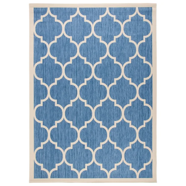 Safavieh Courtyard CY6914-266 5&3x22 x 7&7x22 Black, Beige Area Rug