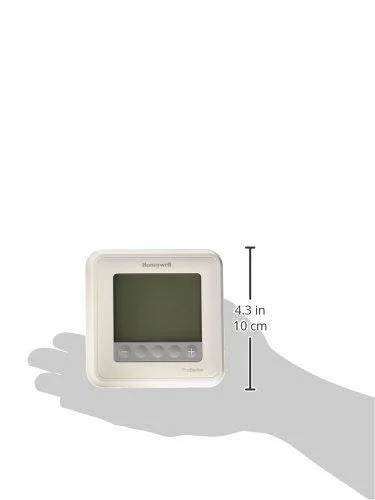 Honeywell Th6210u2001/u T6 Pro Programmable Thermostat, 2 Heat, 1 Cool Heat Pump or 1 Heat, 1 Cool Conventional