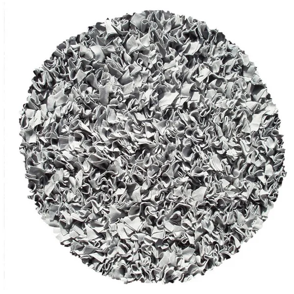 The Rug Market Shaggy Raggy Rug, Silver