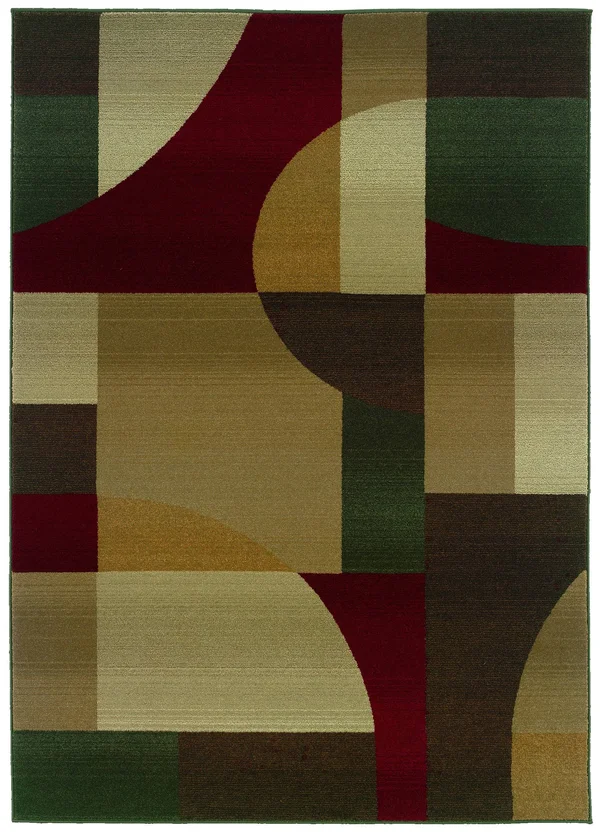 Oriental Weavers Genesis 5560D Tan/ Brown Area Rug 2& 0x22 x 3& 0x22
