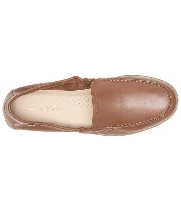 Women's Hush Puppies Aidi Mocc Slip-On Dachshund Leather - in Size 11