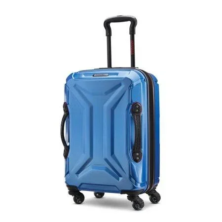 American Tourister Cargo Max 21-Inch Hardside Spinner, Carry-On Luggage, One Piece, Adult Unisex, Size: 21 inch - Carry On, Blue