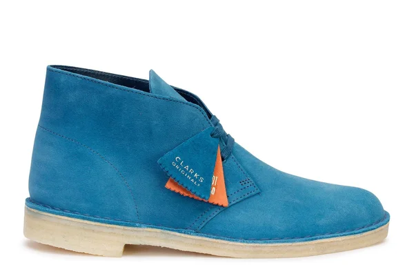 Clarks Desert Boot White Leather 8 D (M)