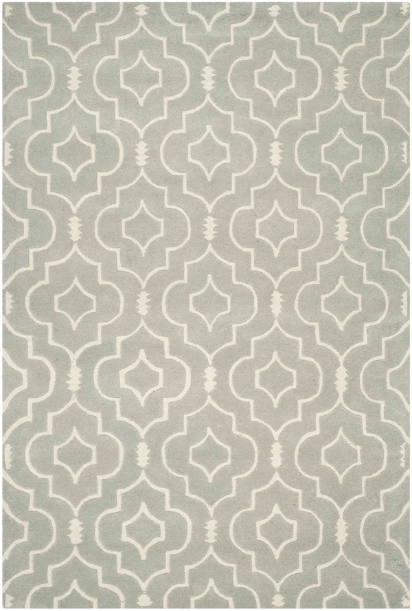 Safavieh 4& x 6& Chatham CHT736E Grey - Ivory Rug