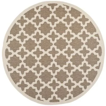 Charlton Home Clarksburg Brown/Bone Indoor/Outdoor Area Rug