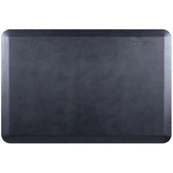WellnessMats Estates Linen 3& x 2& Anti-Fatigue Mat (Midnight Blue)