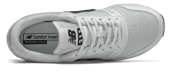 New Balance Women's 311 V2 Sneaker, White/Black, 7