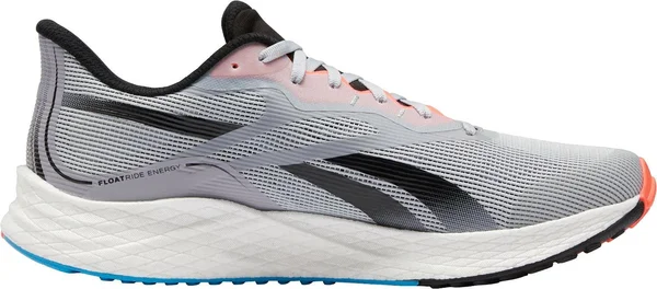 Men's Reebok Floatride Energy 3.0 Running Shoe - Grey/Black/Orange - Size 9.5