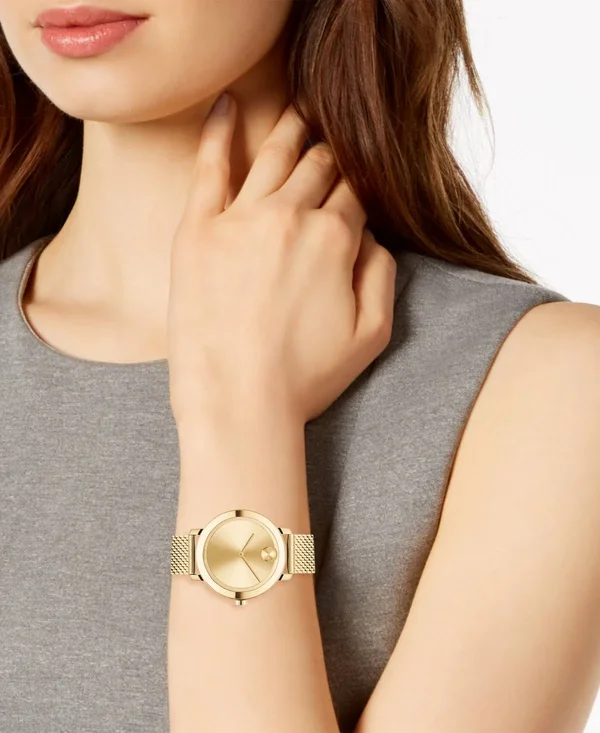 Movado Bold Evolution Gold Women's Watch on Bracelet