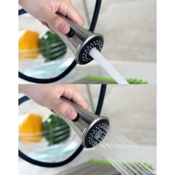 Luxier Single-Handle Pull-Down Sprayer Kitchen Faucet