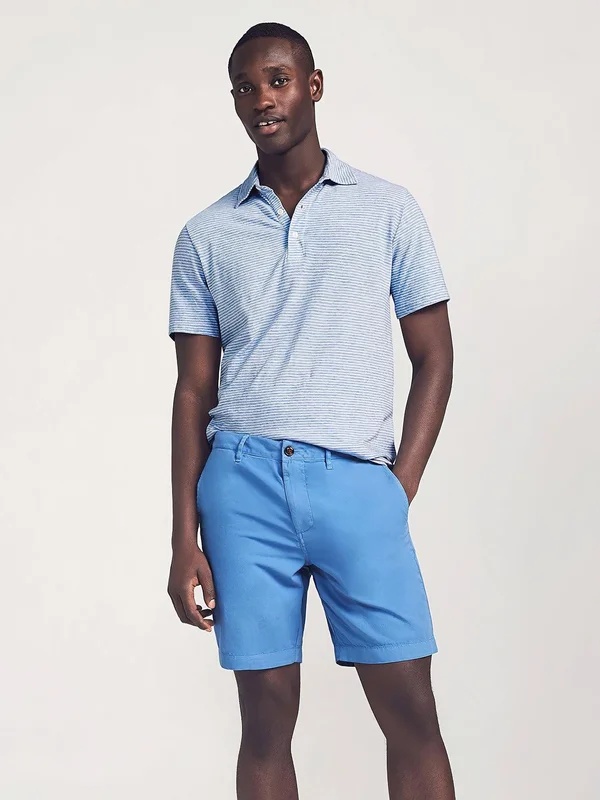 Faherty Men's Cloud Cotton Harbor Short - Faded Cobalt - Size 29