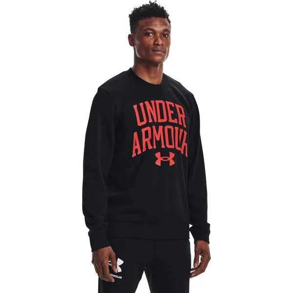 Under Armour Men's Rival Terry Crew - Black - XL
