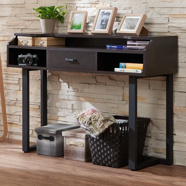 Furniture of America Tylene Modern Espresso Console Table