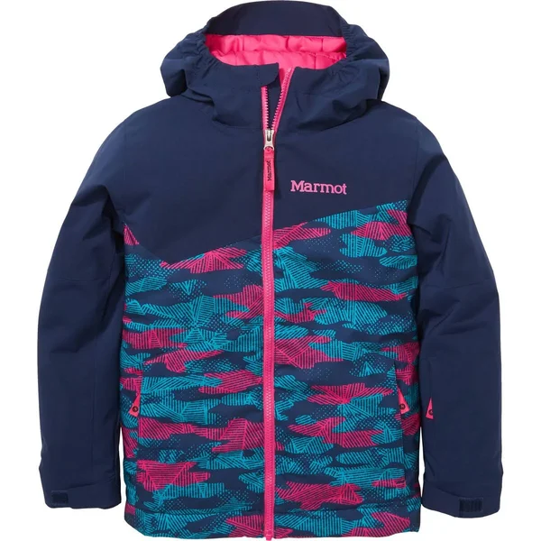 Marmot Tasman Insulated Jacket - Girls& Arctic Navy Haze CAMO/ARCTIC Navy, Xs