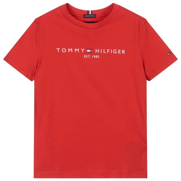 Tommy Hilfiger Essential Logo T-Shirt Children - Red - Kids