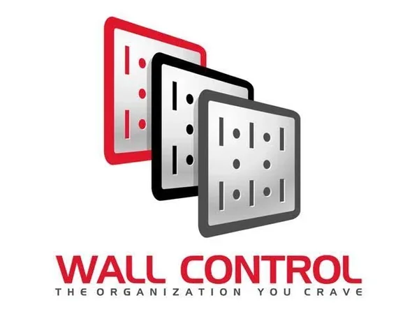 Wall Control Hobby Craft Pegboard Organizer Storage Kit - Red