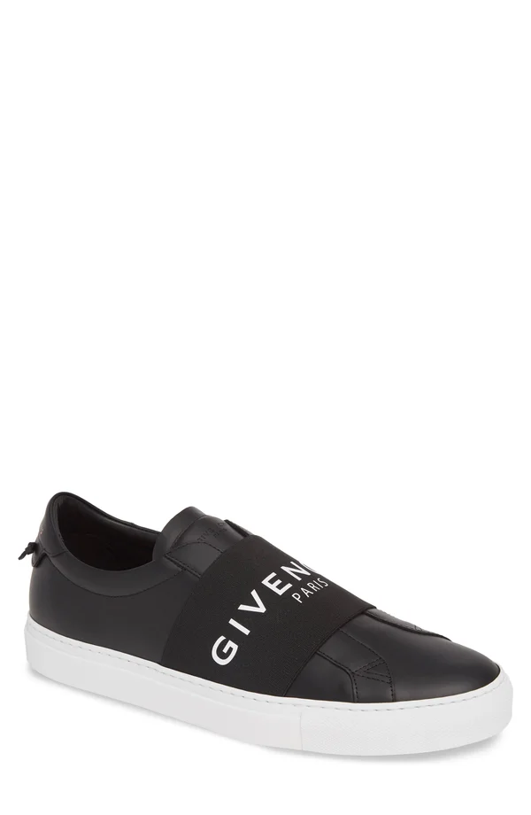 Givenchy, Men Urban Street Leather Slip-On Sneakers Black 40